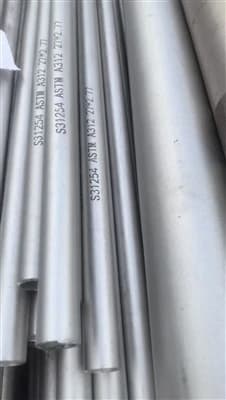 Píopaí Cruach Dhosmálta ASTM A312 UNS S31254 254SMO Préimhe Seolta Go Meicsiceo